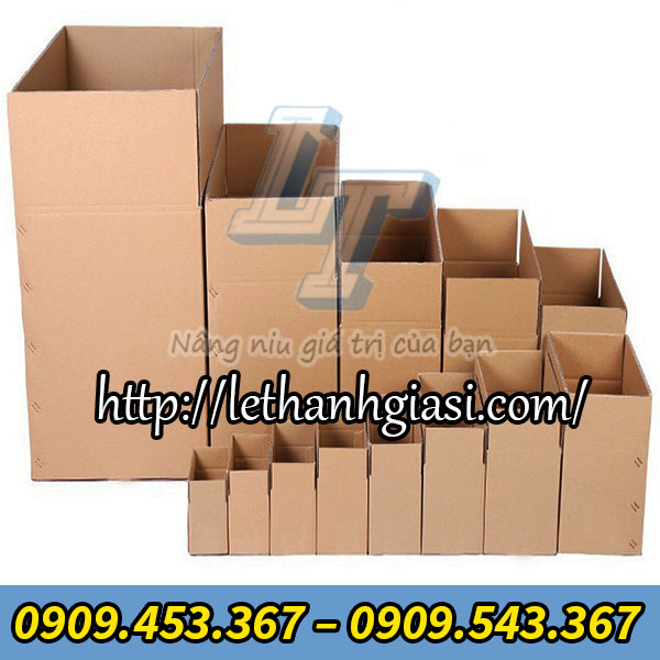 Thùng carton, hộp carton giấy thiết kế đẹp mắt, tiện lợi, giá rẻ nhất