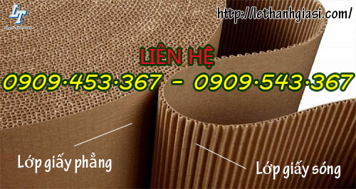 Mua giấy cuôn carton 2 lớp tại Bình Tân, Bình Chánh, Tân Phú